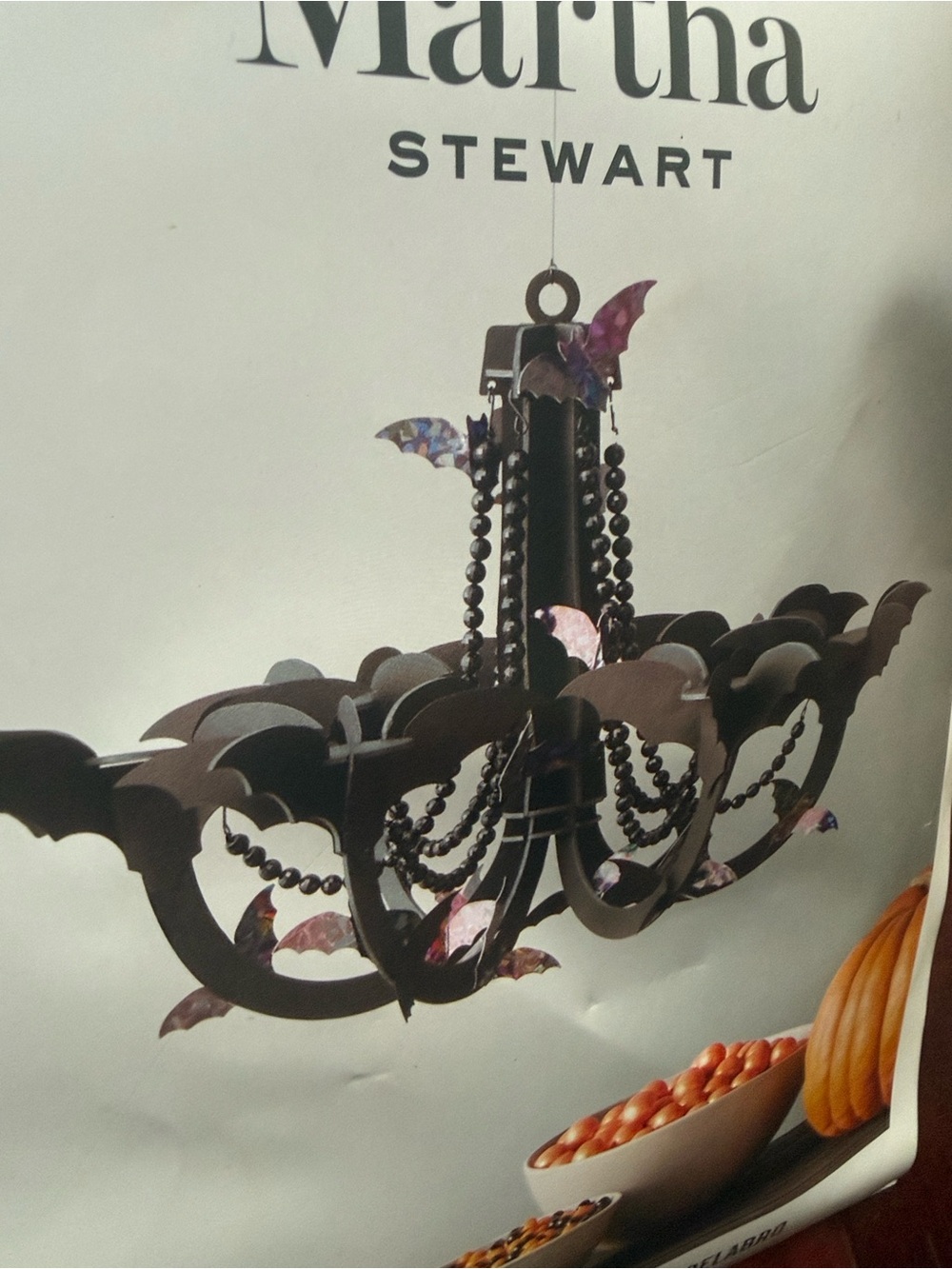 New Martha Stewart chandelier Halloween decoration - party, theater prop